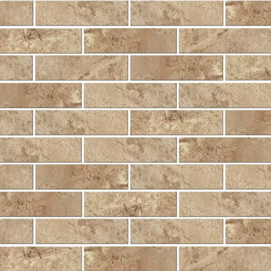 Термопанель клінкерна з плиткою Mattone Pietra Beige EPS білий 100мм