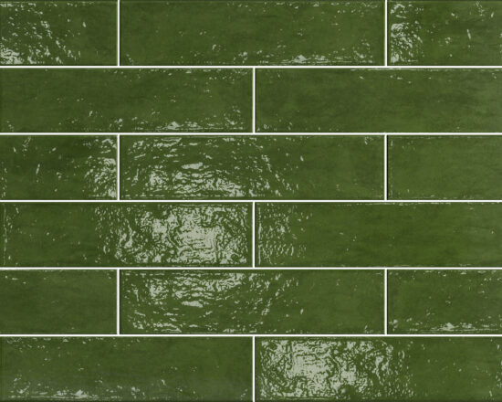 Термопанель клінкерна з плиткою Palette Green EPS білий 100мм